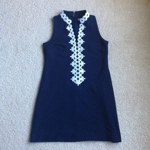 Lilly Pulitzer embroidered front sleeveless dress